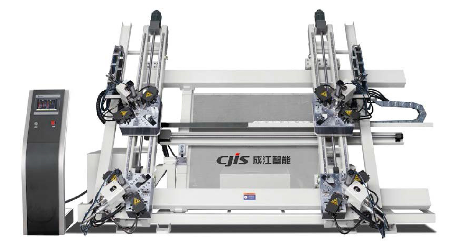 Aluminum Door and Window CNC Four-Head Corner Crimping Machine