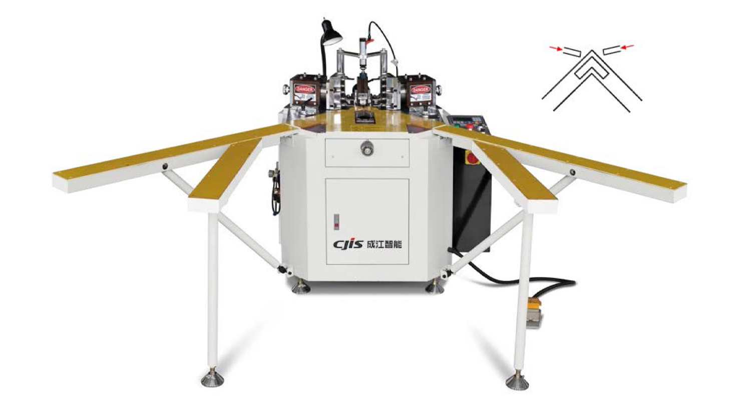 Aluminum heavy-duty single-head corner crimping machine (double oil cylinder)