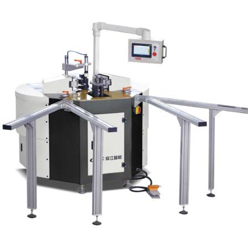 Aluminum single-head heavy-duty CNC corner crimping machine