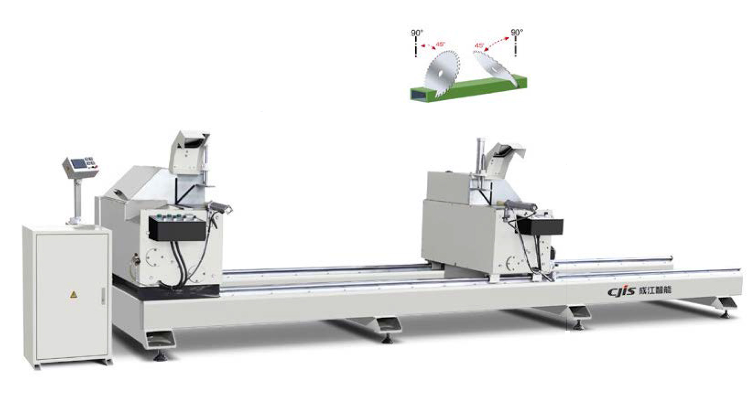 Plastic Profile High-Efficiency Digital Display Double-Head Cutting Saw